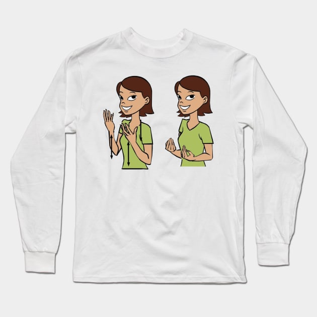 Moist Long Sleeve T-Shirt by Weird Lines